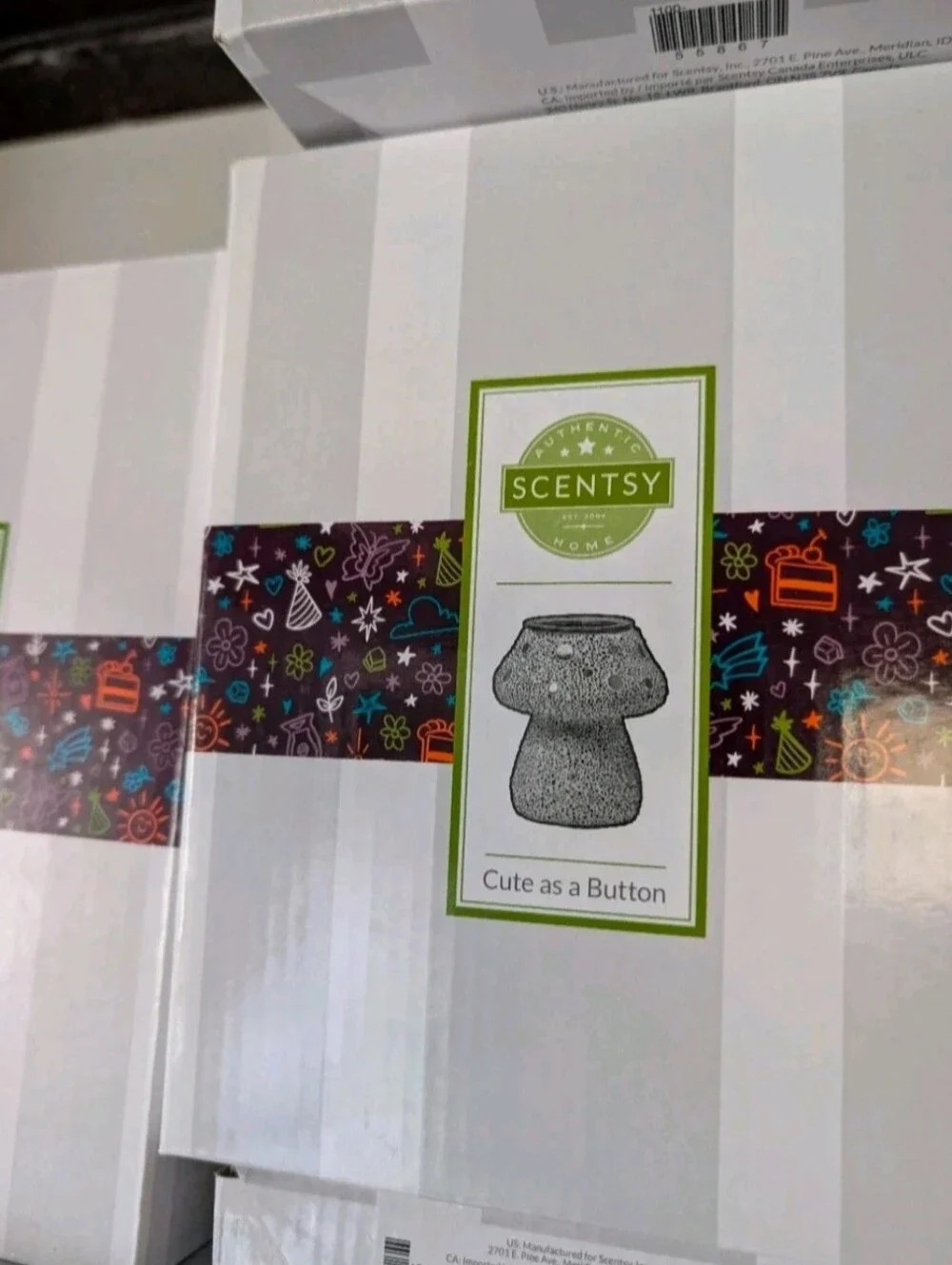 Cute as a Button Mushroom Warmer • Retired BNIB